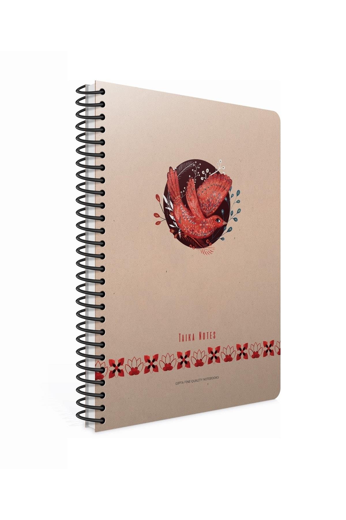 Taika Notes Spiralli Sert Kapak Defter 17x24 120 Yaprak Kareli