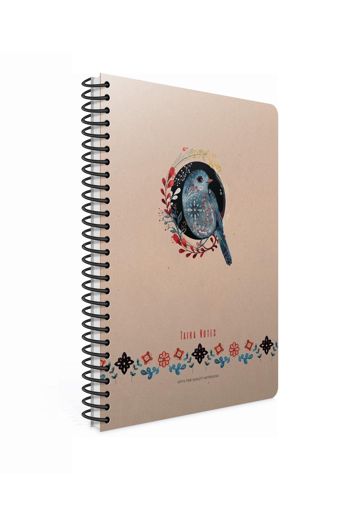 Taika Notes Spiralli Sert Kapak Defter 17x24 120 Yaprak Çizgili