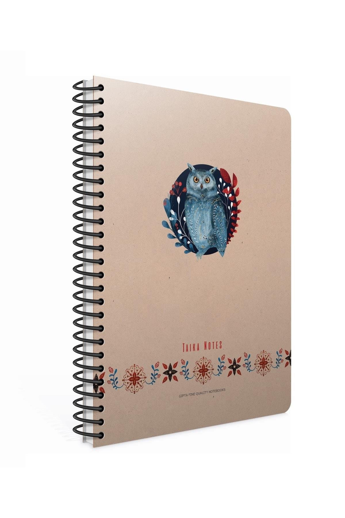 Taika Notes Spiralli Sert Kapak Defter 17x24 120 Yaprak Çizgili