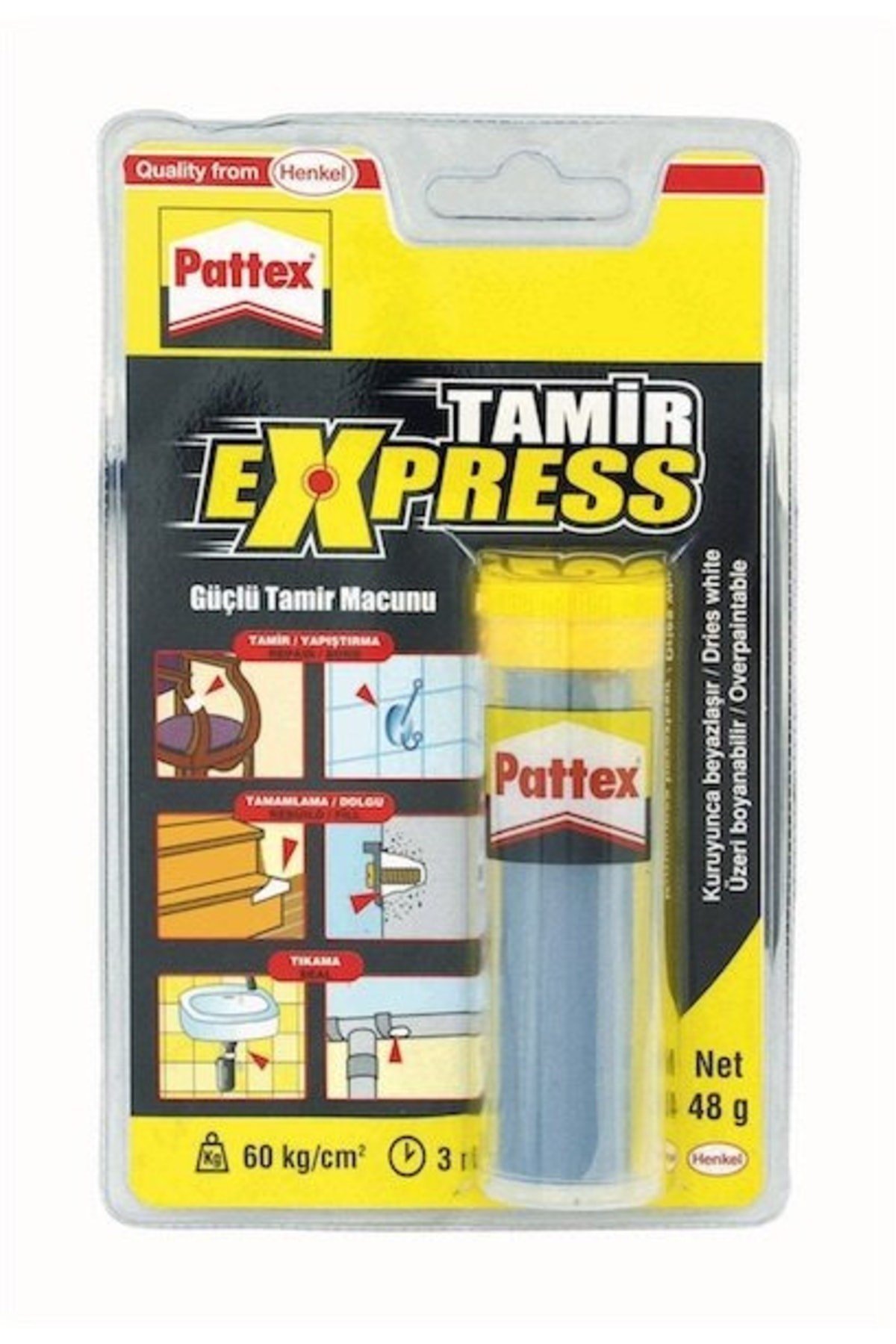 Tamir Express 48g Güçlü Tamir Macunu