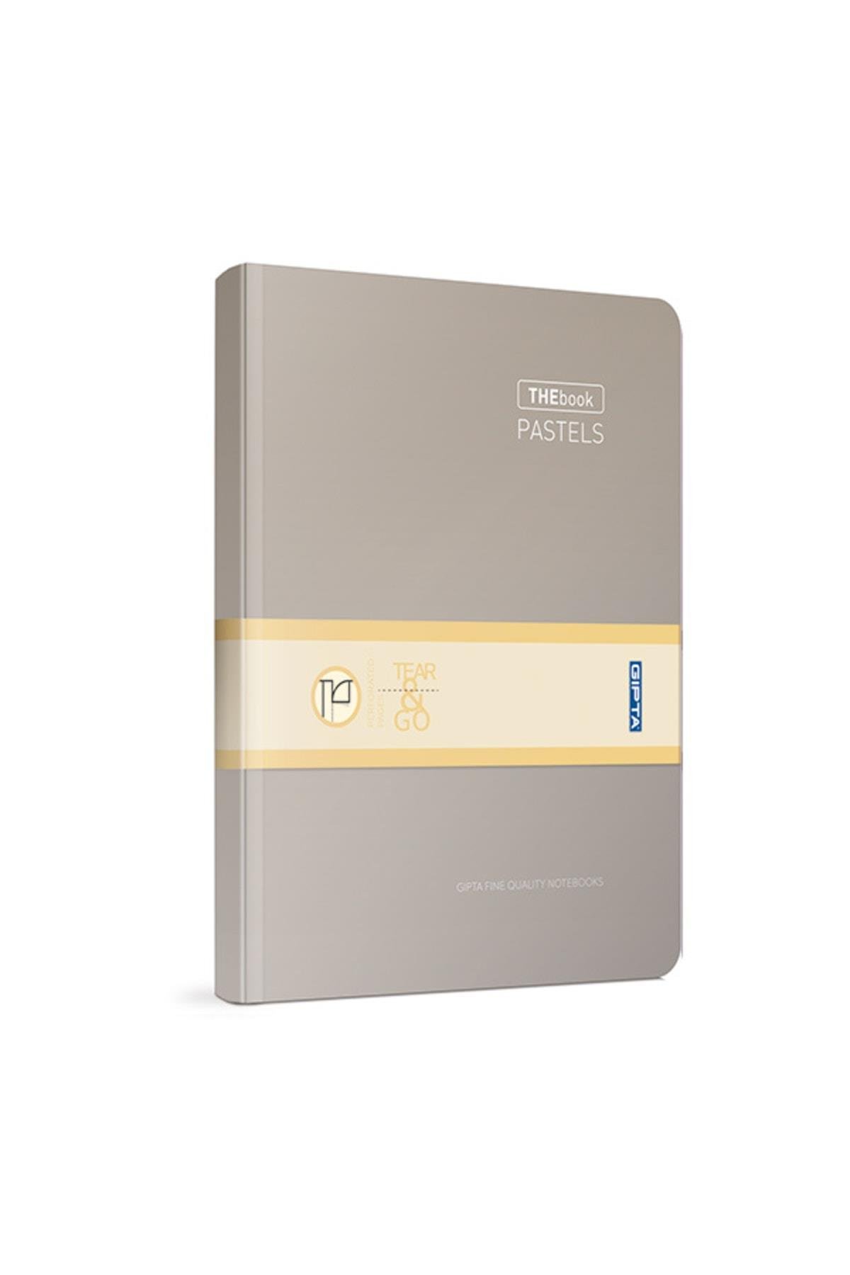 Thebook Pastels Ip Dikişli Sert Kapak 20x28 120 Yaprak Kareli Defter Gri
