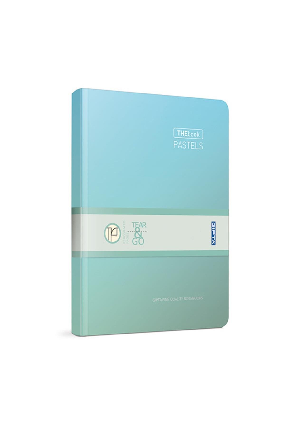 Thebook Pastels Ip Dikişli Sert Kapak 20x28 120 Yaprak Kareli Defter Yeşil