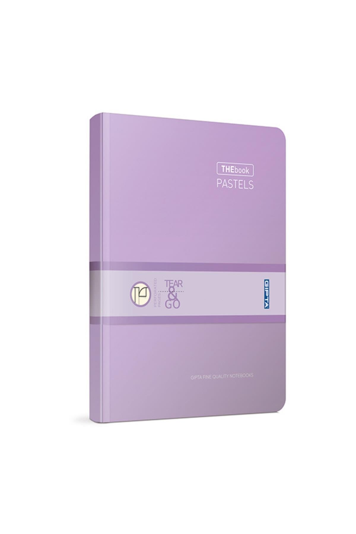 Thebook Pastels Ip Dikişli Sert Kapak 20x28 200 Yaprak Çizgili Defter