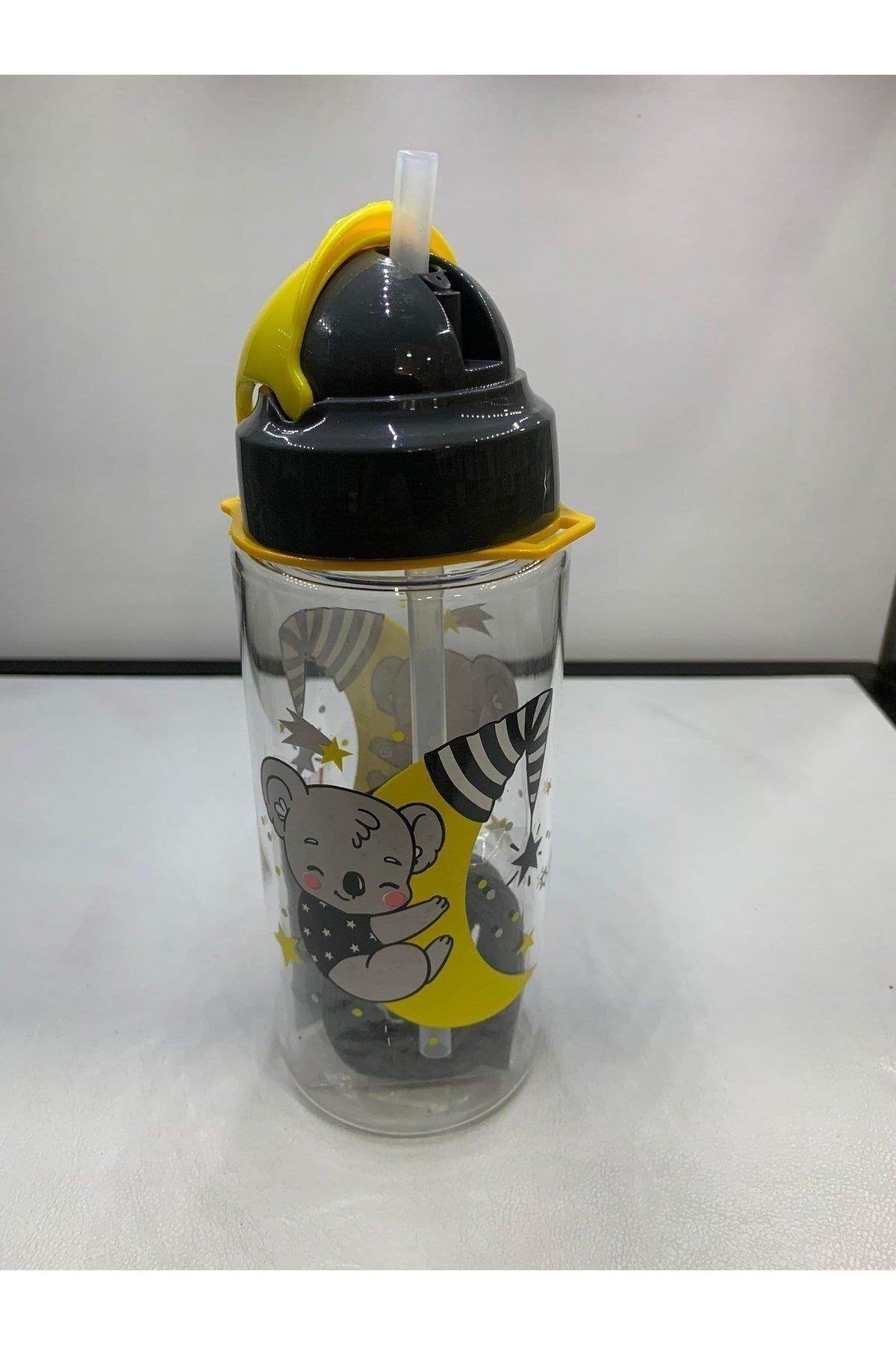 Third Tritan Desenli Pipetli Matara 500 Ml (karışık Renk 1 Adet)