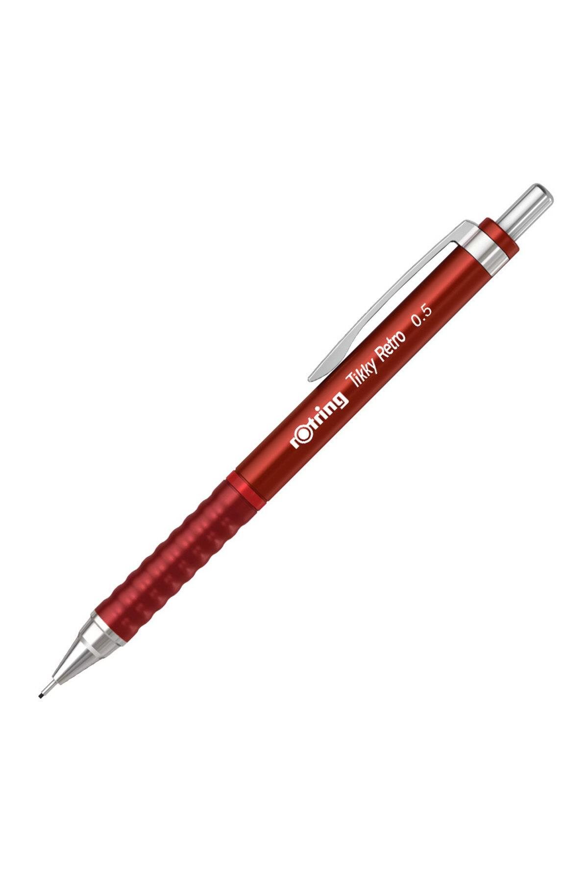 Tikky Retro 0.5 Silgi Hediyeli Kırmızı Ro-Rk05-Kırmızı