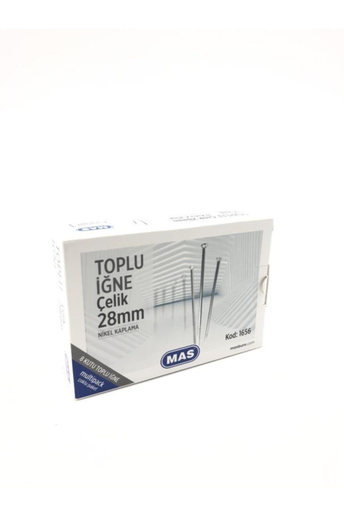 Toplu Iğne Çelik 28mm Nikel Kap. 1656 8'li Kutu