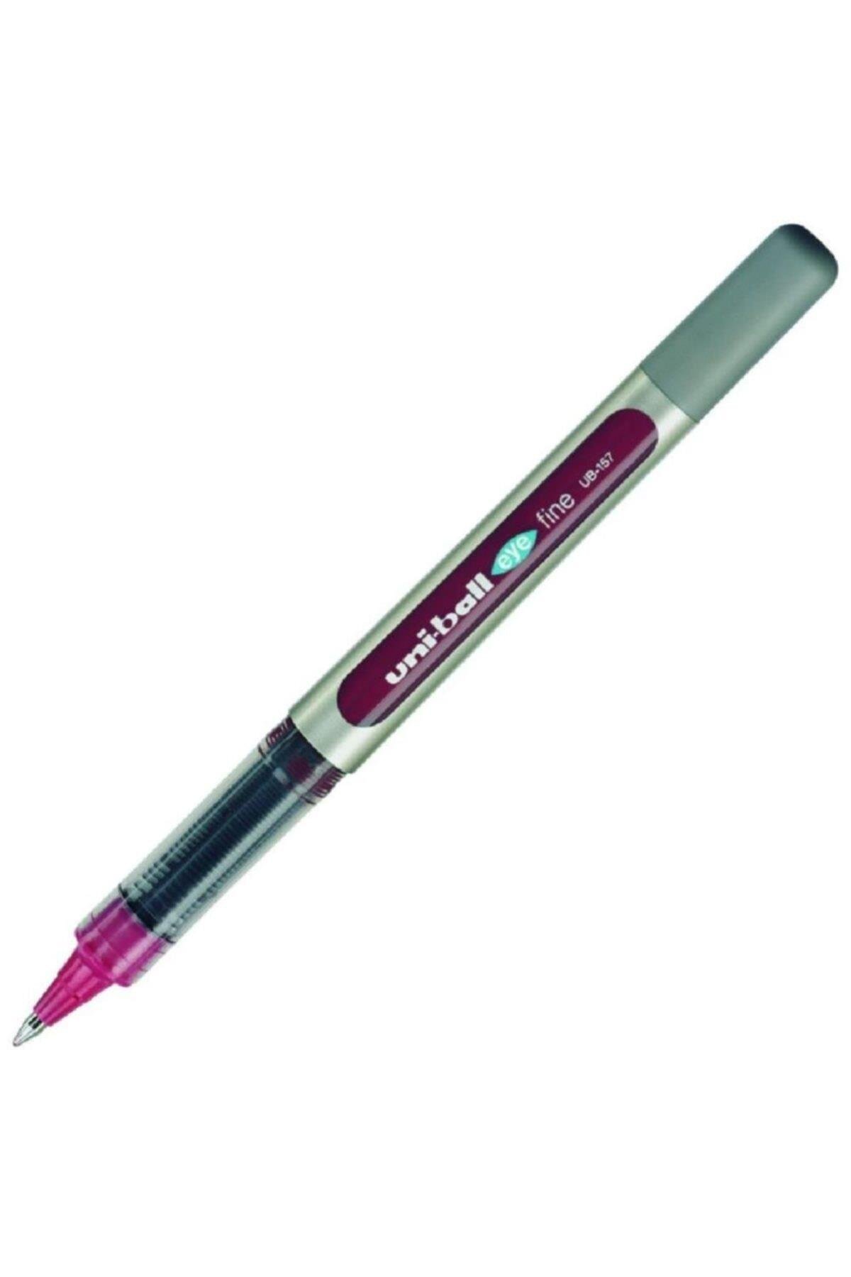 Ub-157 Roller Kalem Eye Fine Bilye Uç 0.7 Mm Wine Red Bordo (12 Li Kutu)