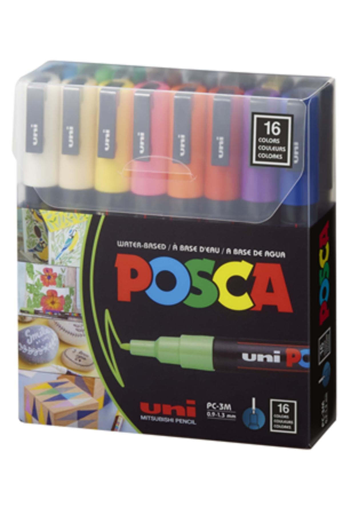 Uni-ball Posca Su Bazlı Marker 16 Lı Set Pc-3m/16c