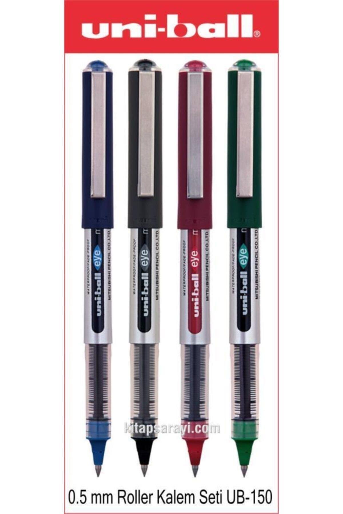 Uniball Eye Mikro 0.5 Mm Roller Kalem Seti 4 Adet Ub-150