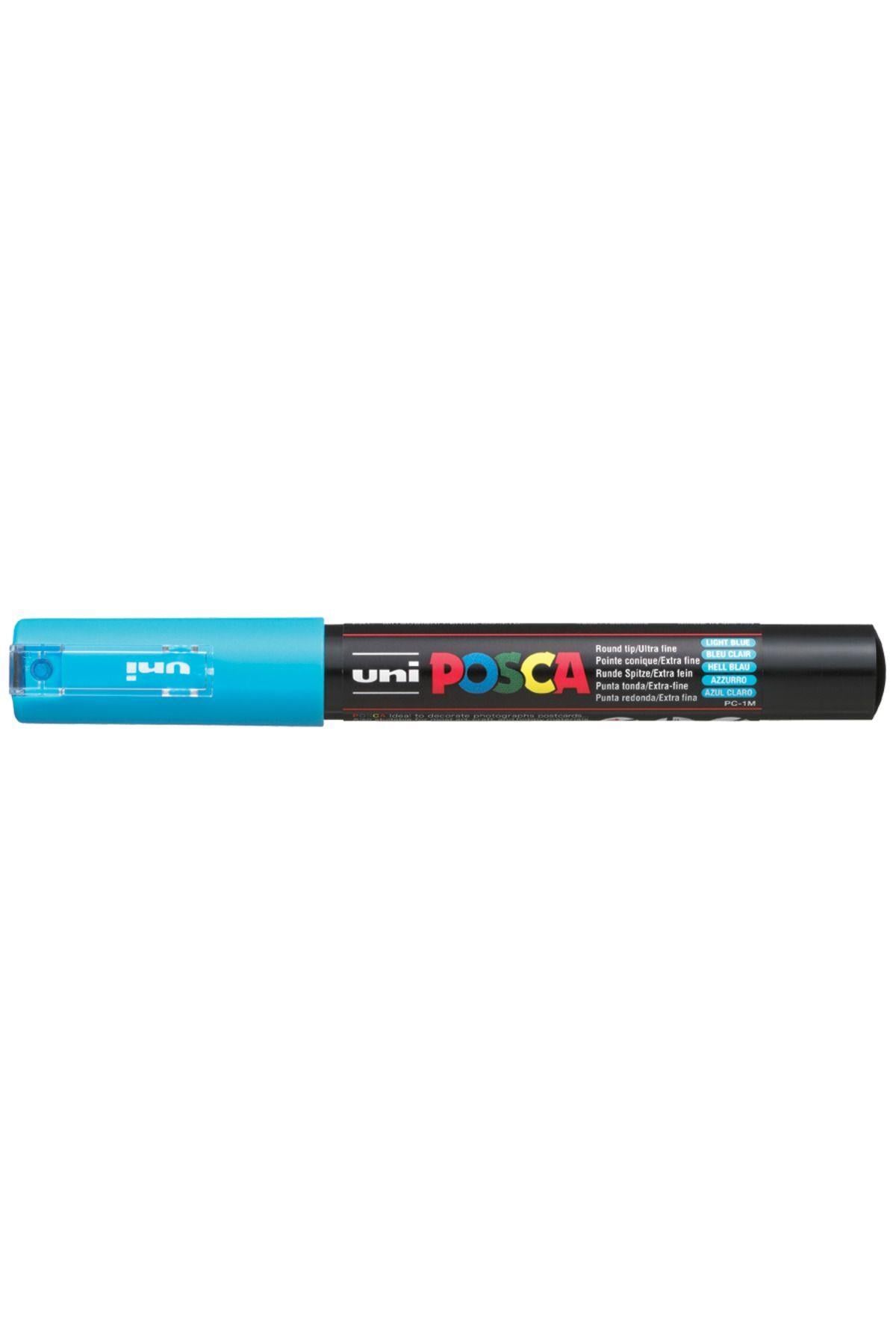 UNIBALL POSCA 0.7 MM MARKÖR KALEM AÇIK MAVİ
