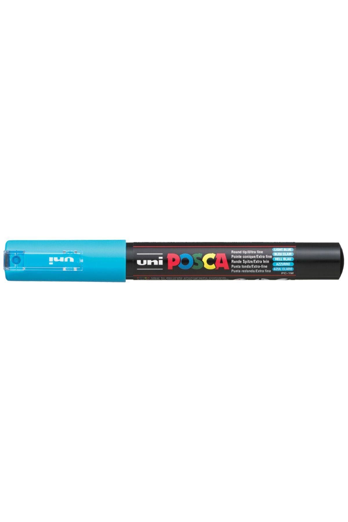 UNIBALL POSCA 0.7 MM MARKÖR KALEM AÇIK MAVİ