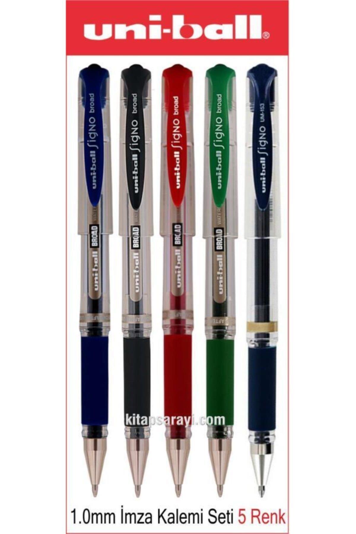 Uniball Signo Broad 1.0 Mm Imza Kalem Seti 5 Adet Um-153
