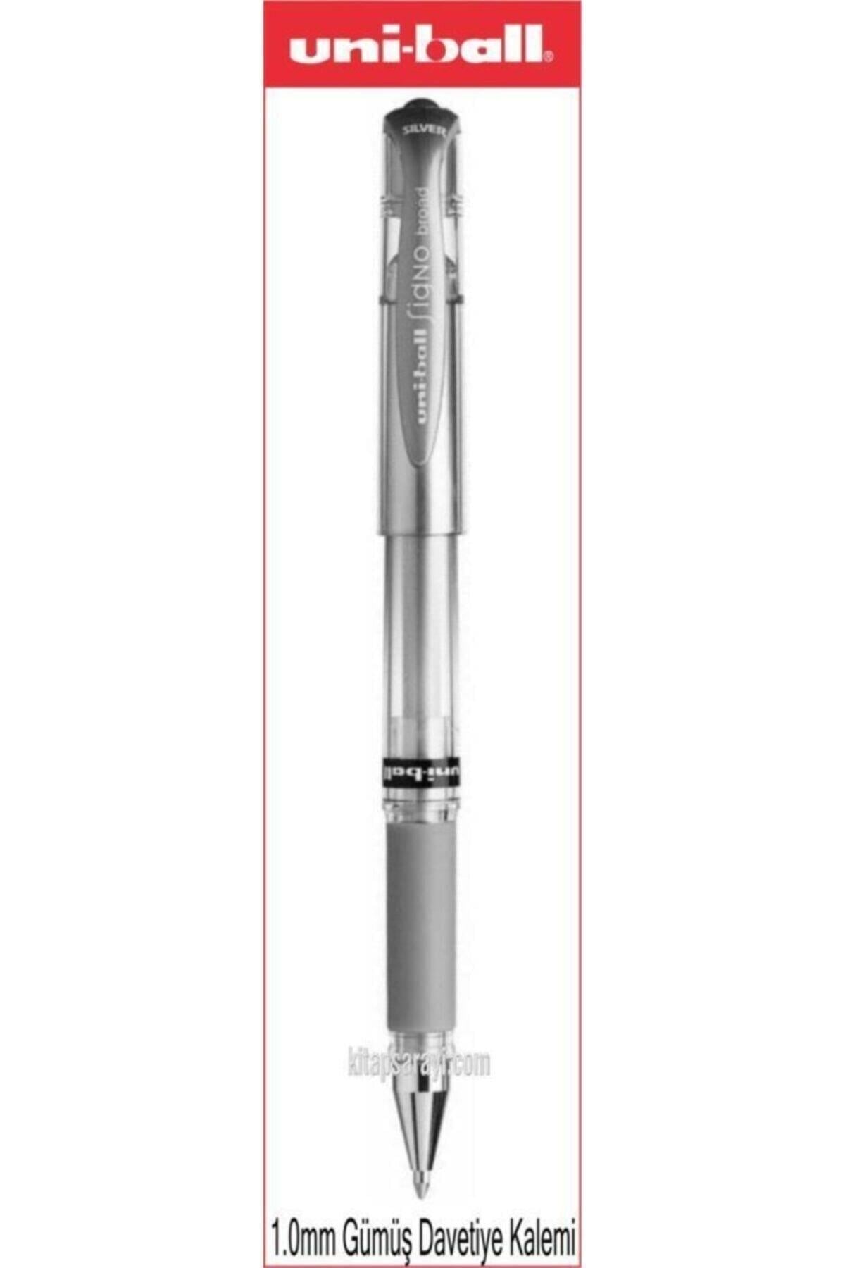 Uniball Signo Broad 1.0 Mm Gümüş Davetiye Kalemi Um-153