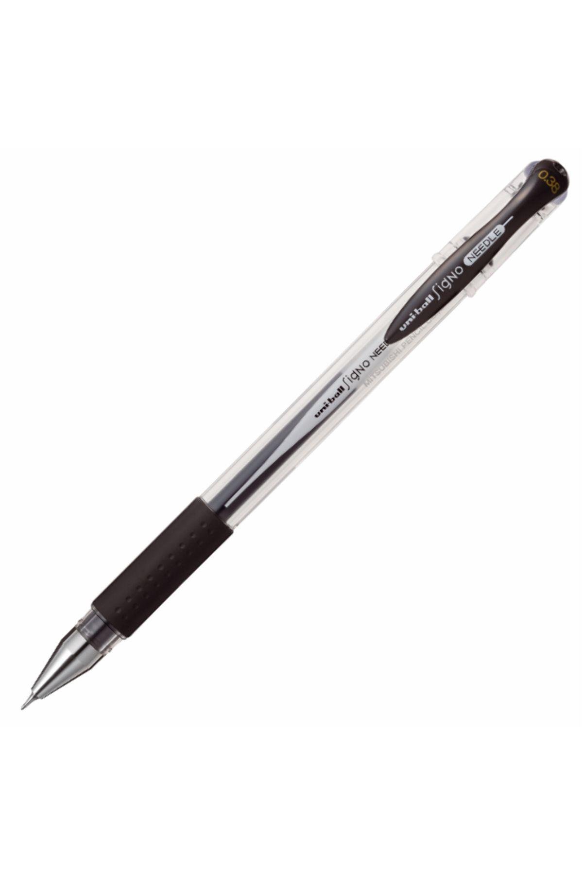 UNIBALL SIGNO NEDDLE JEL 0.38 MM SİYAH KALEM