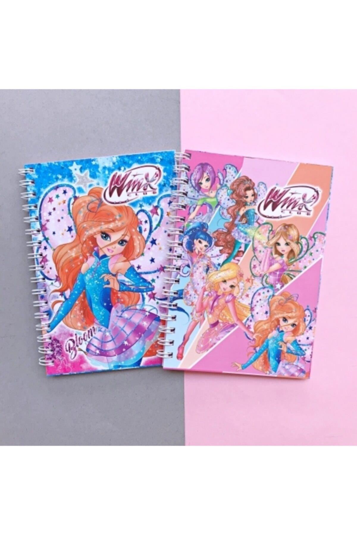 Winx A6 Çizgili Spiralli Not Defteri