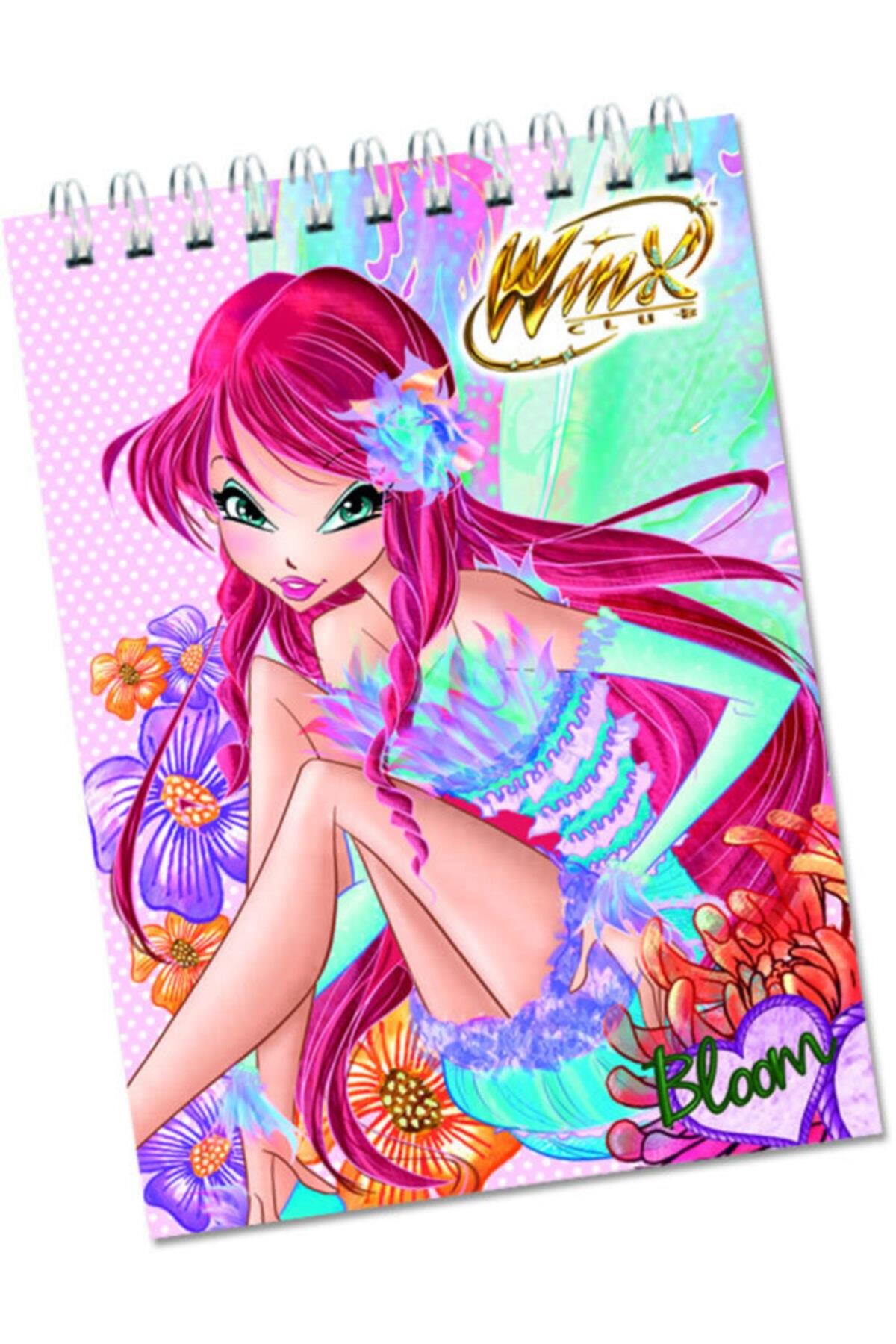 Winx A7 (minik Boy) Spiralli Bloknot (not Defteri) 40 Yaprak Çizgili (48 Li Paket) 3122
