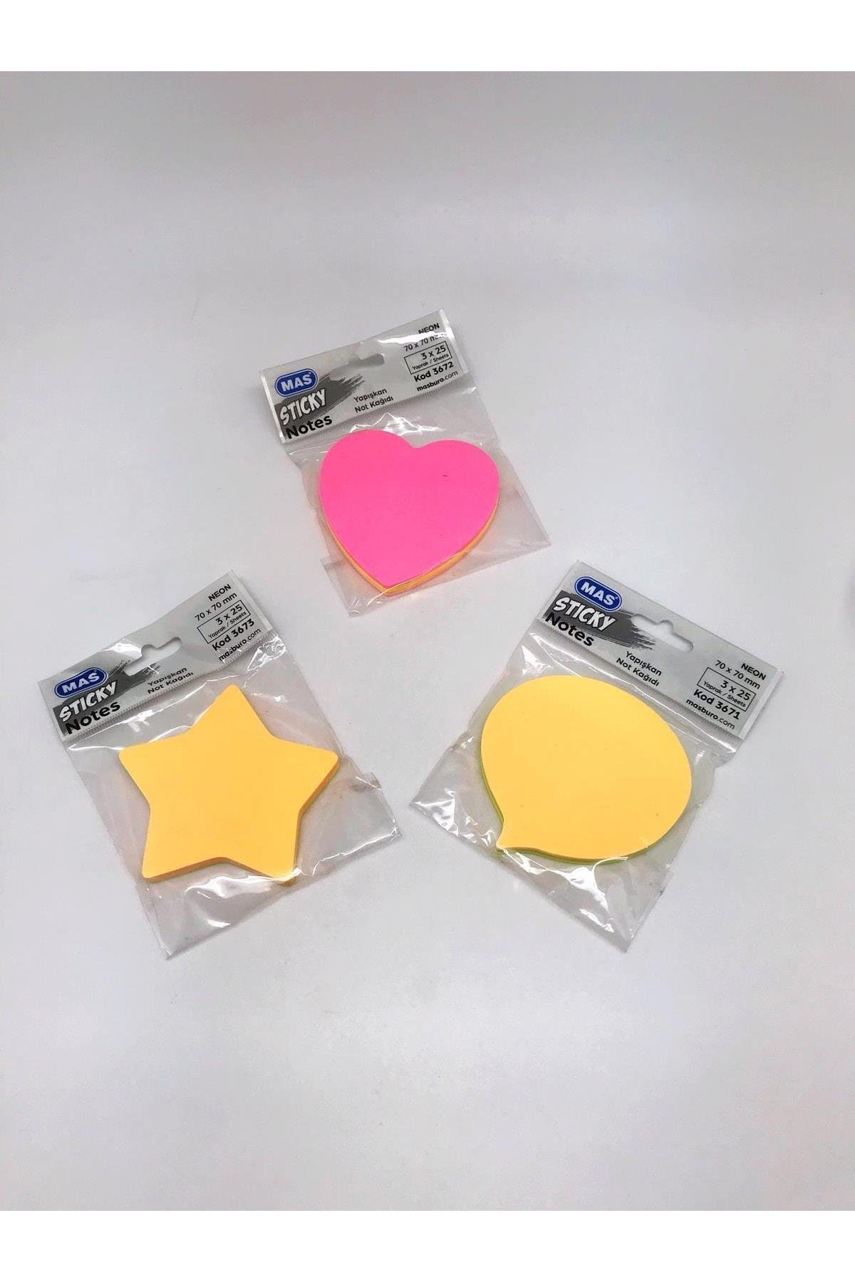 Yapışkan Not Kağıdı Neon Set