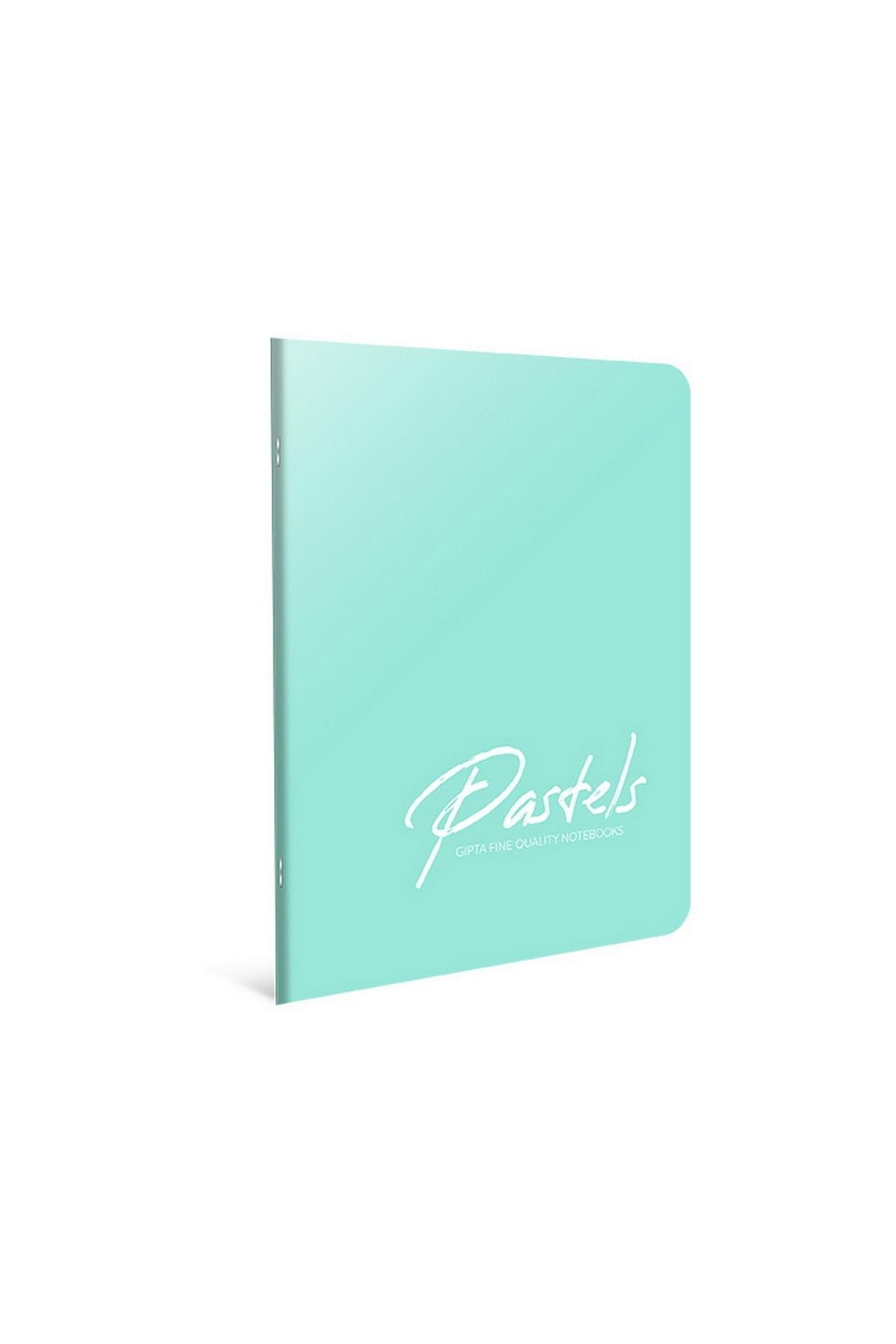 Yeşil Pastels A4 100 Yaprak Tel Dikişli Plastik Kapak Defter (4120) Çizgili