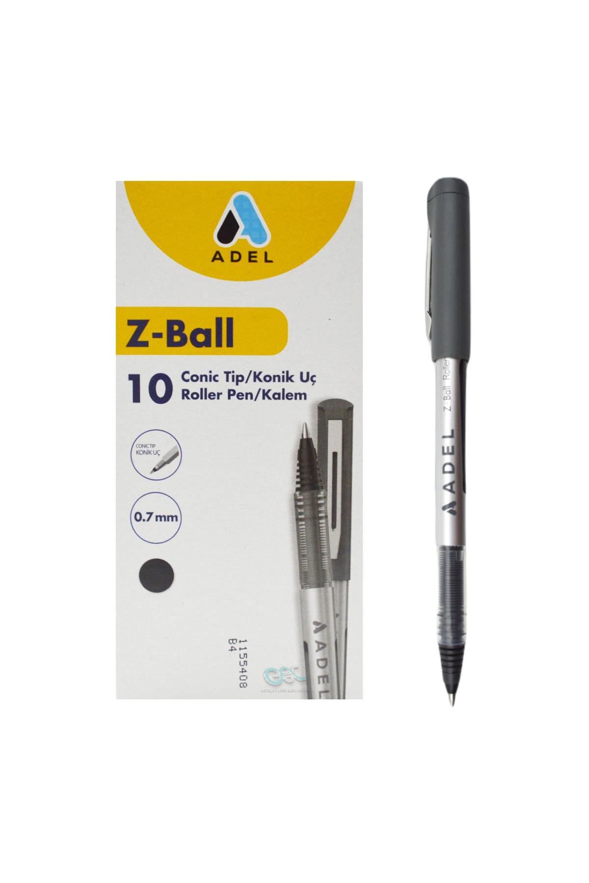 Z-Ball Roller Kalem 0.7 mm Siyah 10 Adet