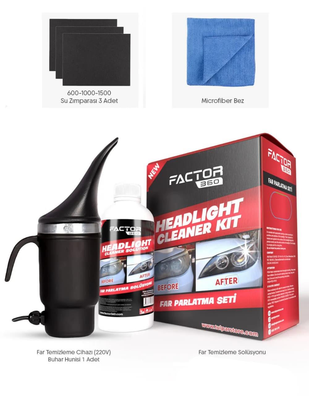 Far Parlatma Temizleme Seti