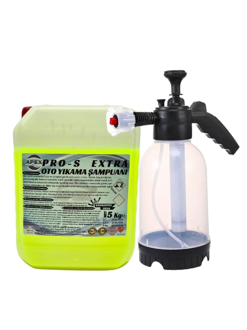 Araç köpükleme pompası seti oto bakım