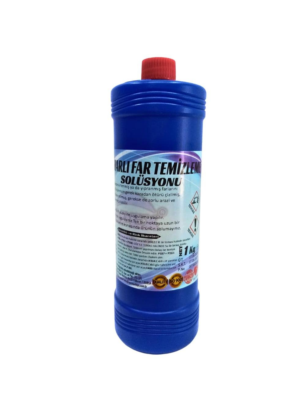 Buharlı Far Temizleme ve Parlatma Sıvısı