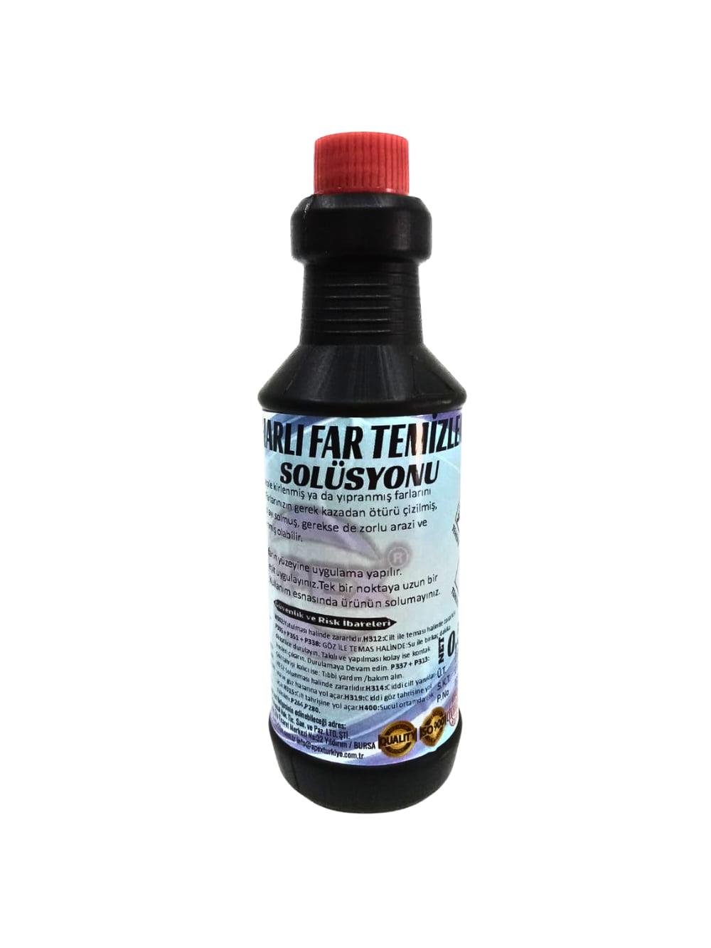 Buharlı Far Temizleme ve Parlatma Sıvısı