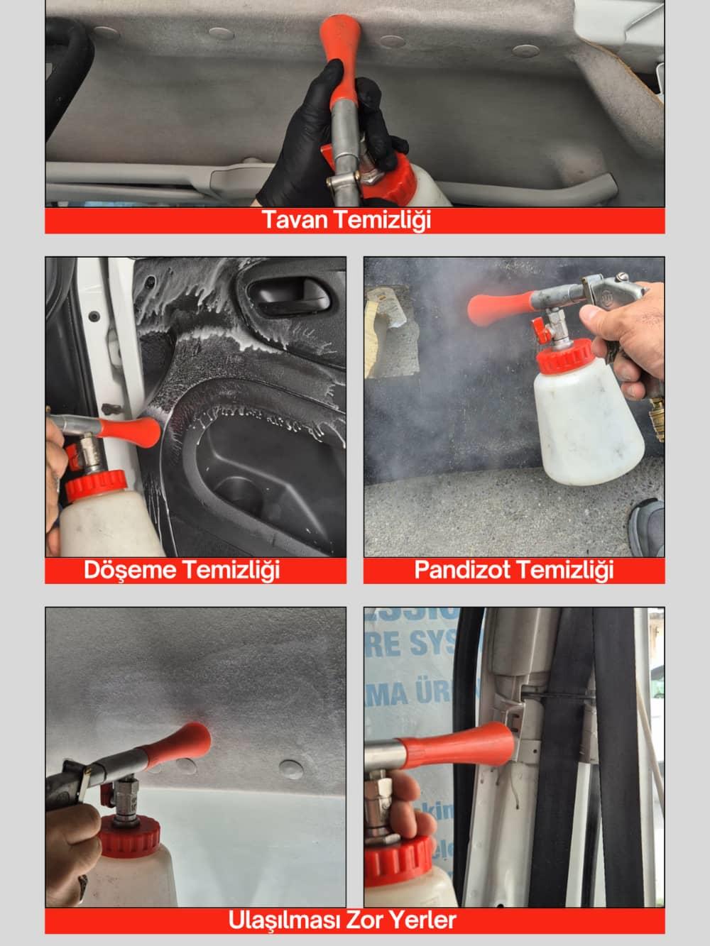 Araç içi detay bilyeli tornador tabanca