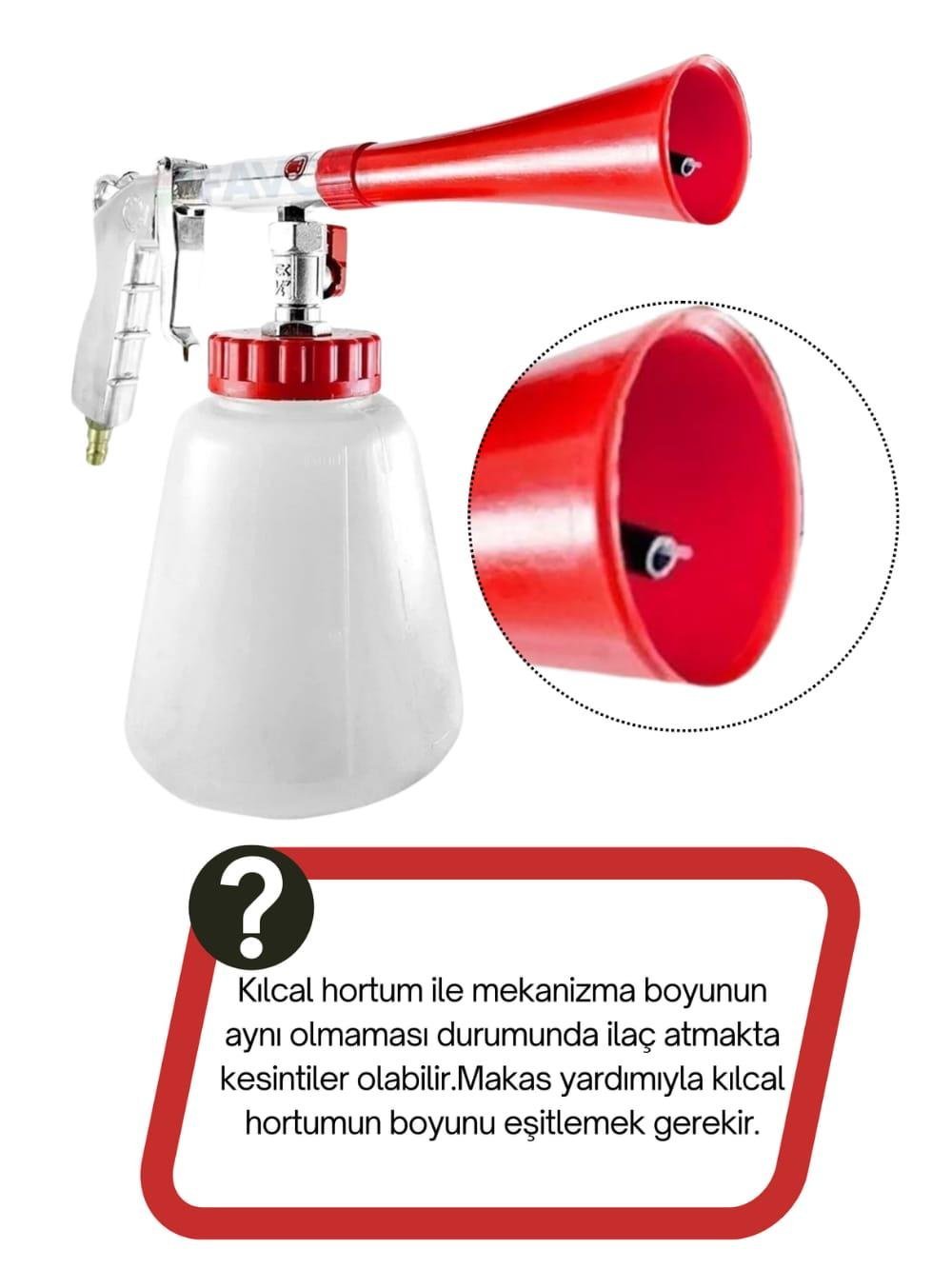 Detay Temizlik Tabancası Rulmanlı Tornador