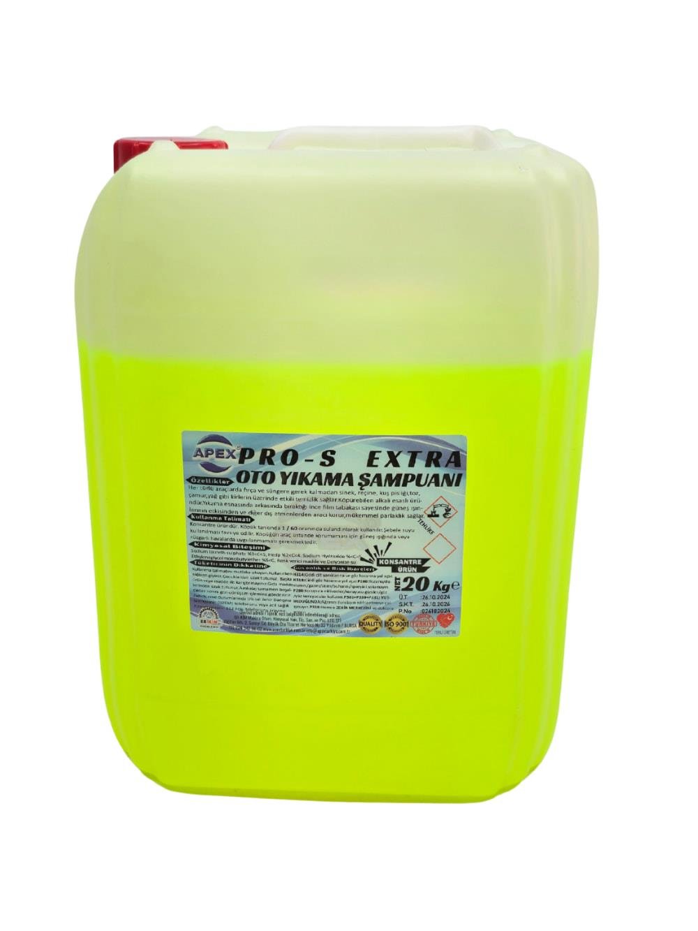 Fırçasız Oto Yıkama Şampuanı 20 kg