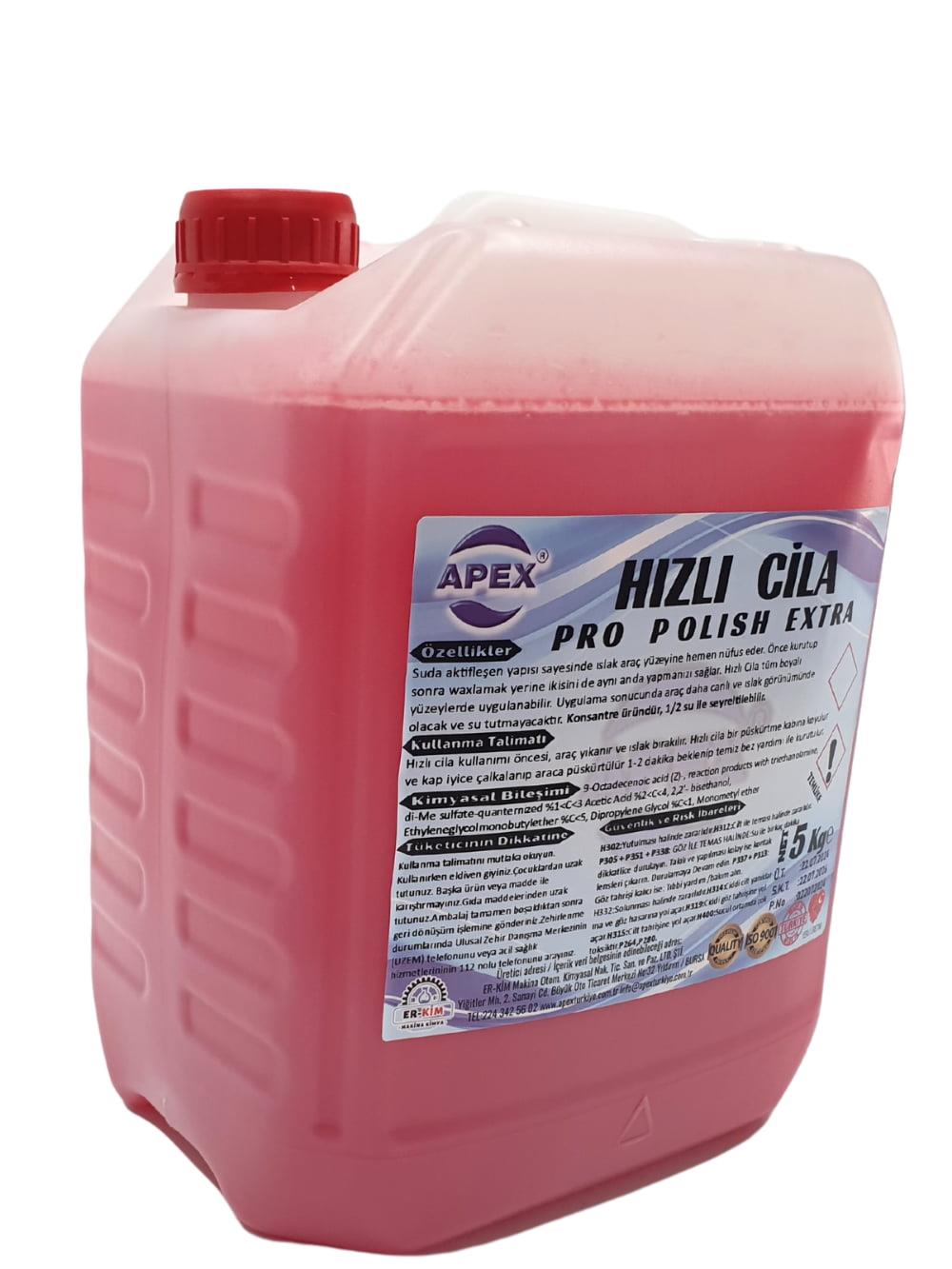 Oto parlatma hızlı cila sıvısı 5 litre