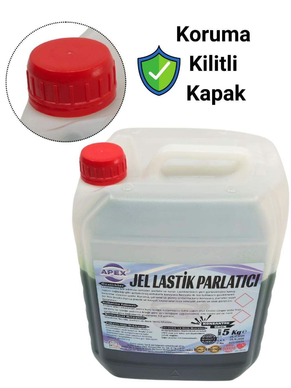 Oto yıkama lastik parlatıcı bidon 5 kg