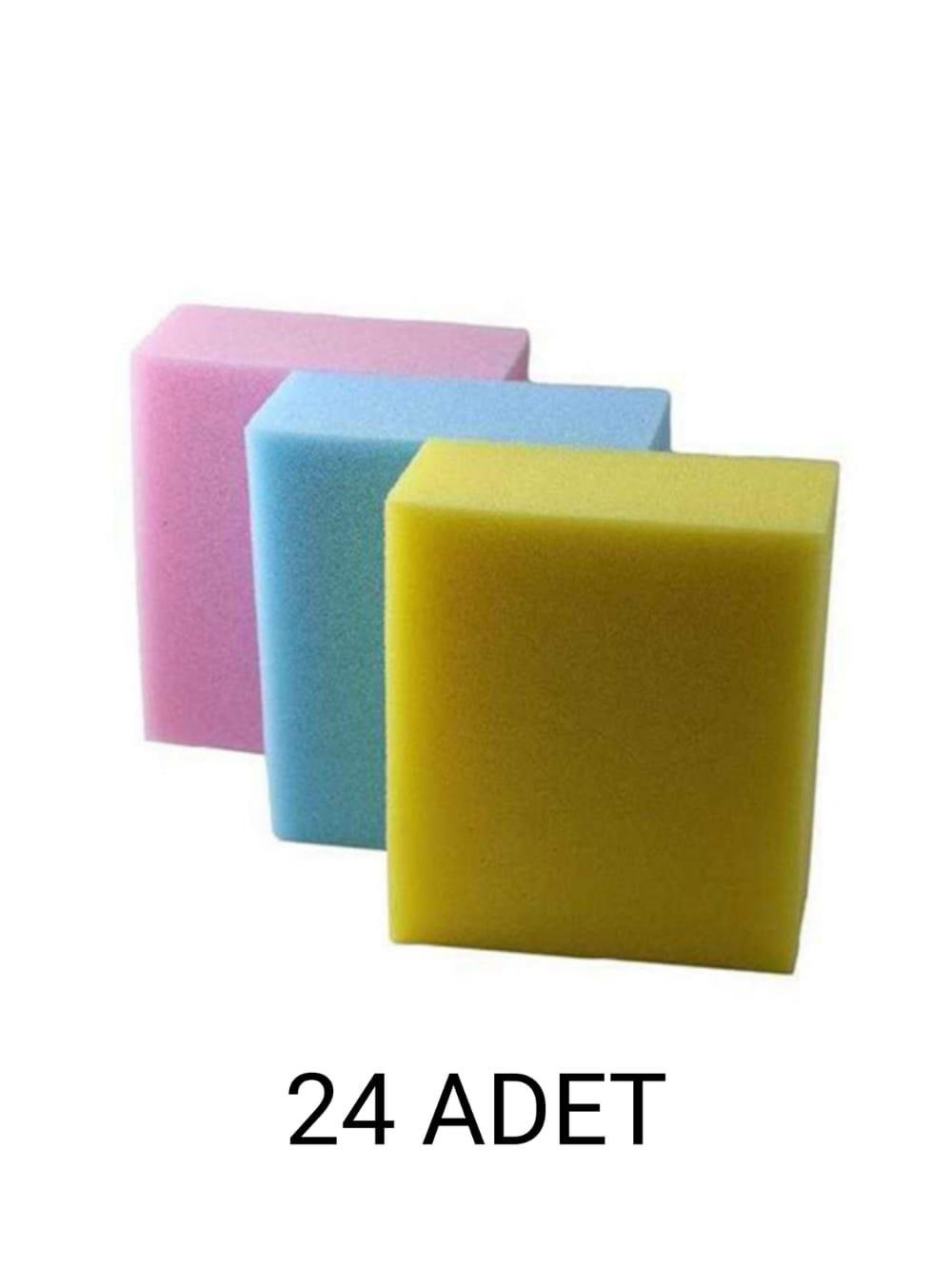 Araba bakım detay süngeri renkli 24 adet