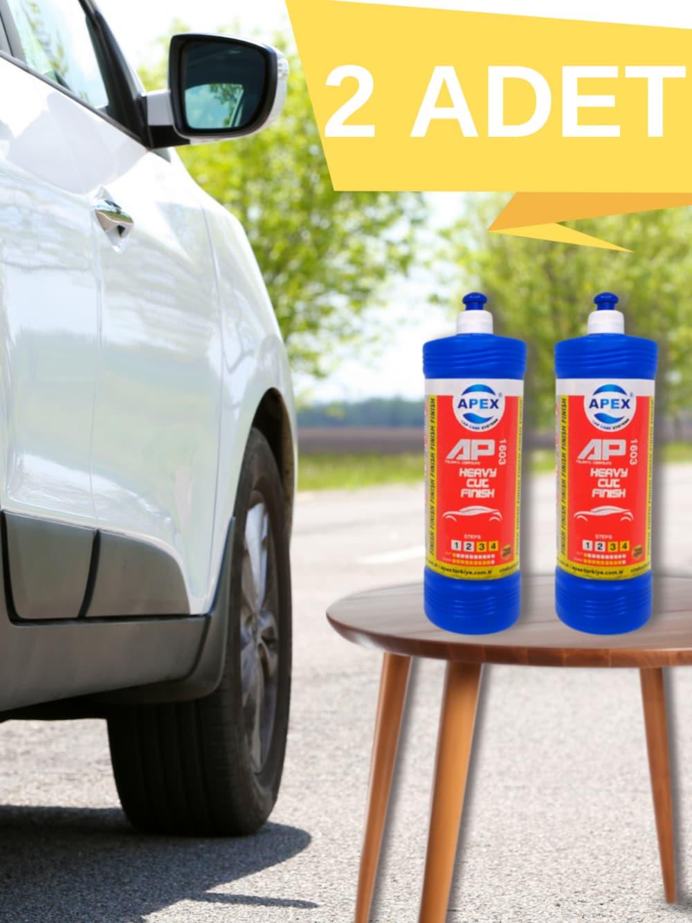 Oto parlaklık ve koruma cila seti 2 adet
