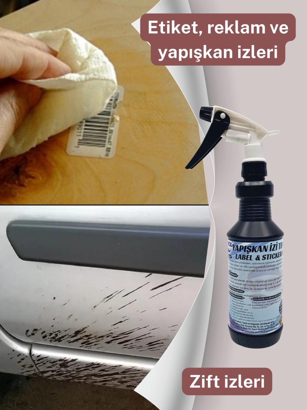 araç yapışkan temizleme