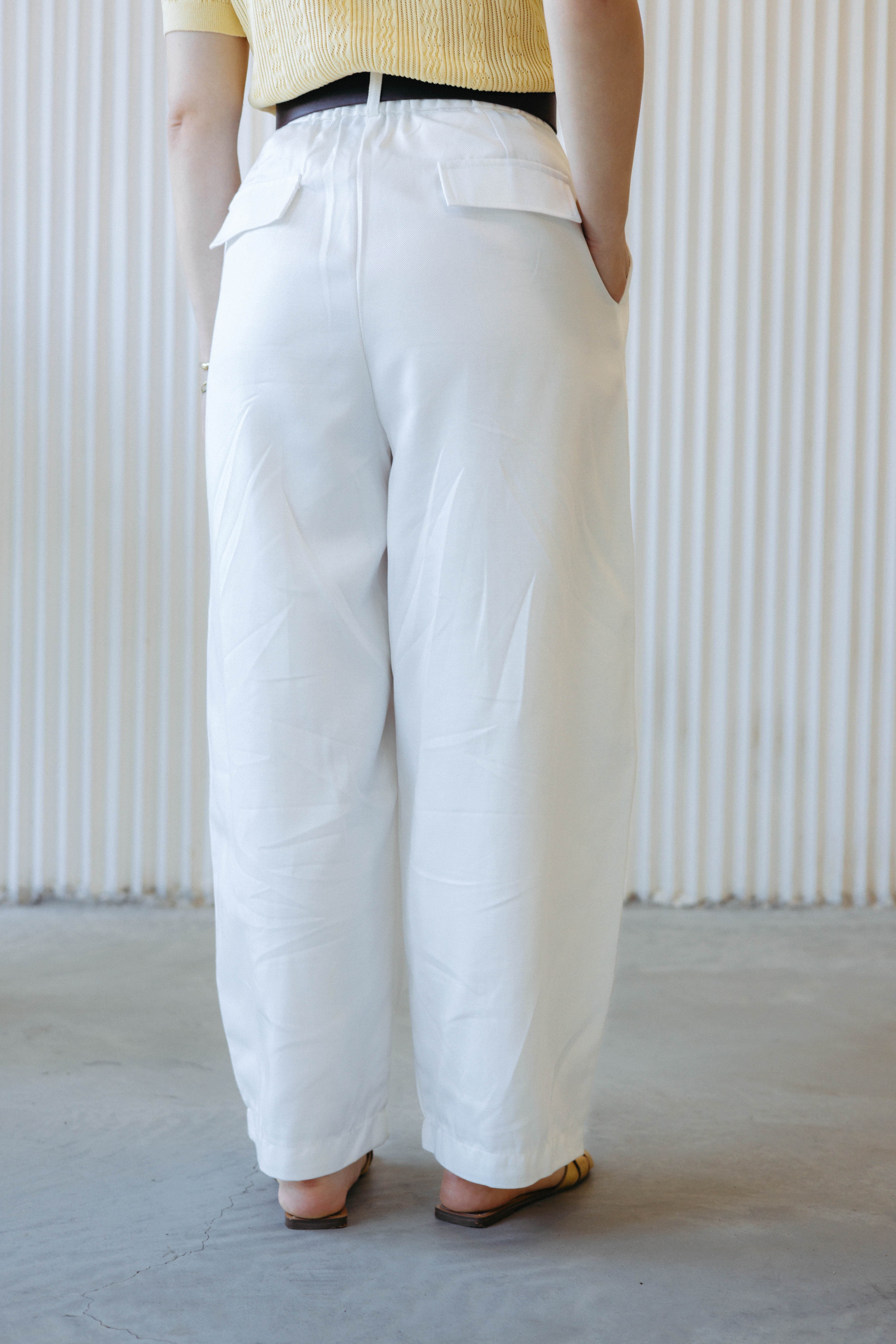 Baggy Pantolon Beyaz