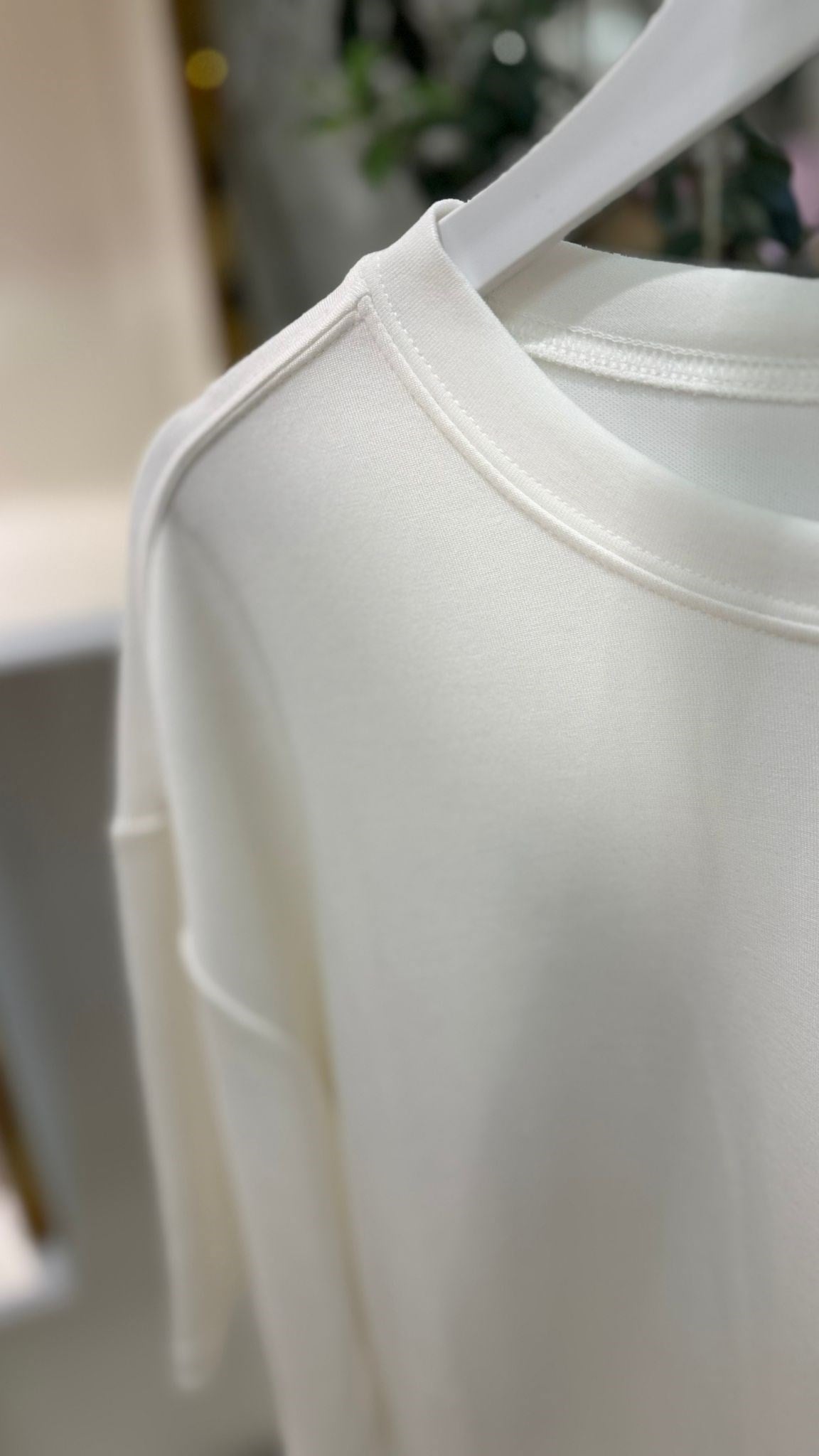Basic Modal T-shirt Ekru