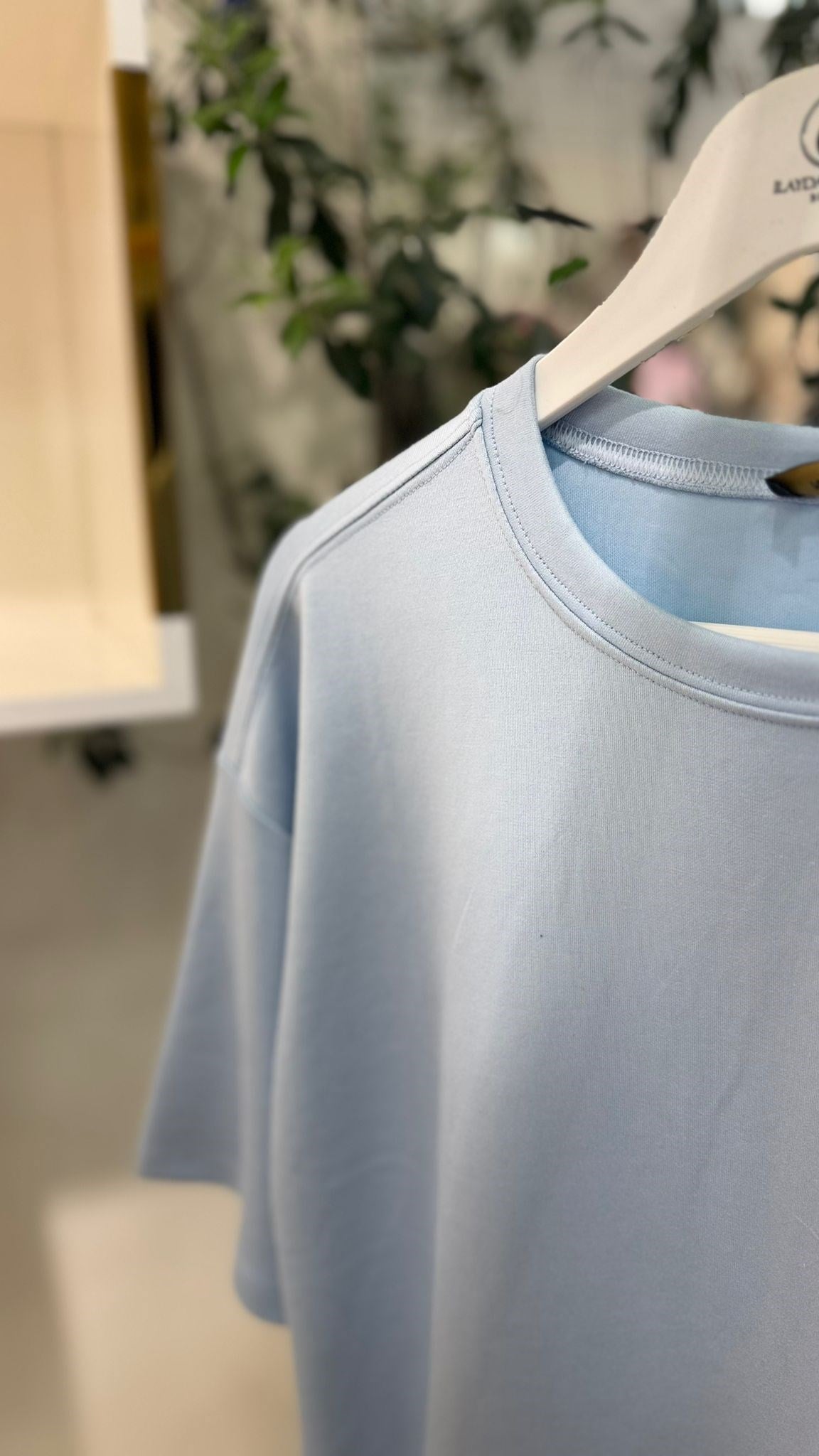Basic Modal T-shirt Mavi