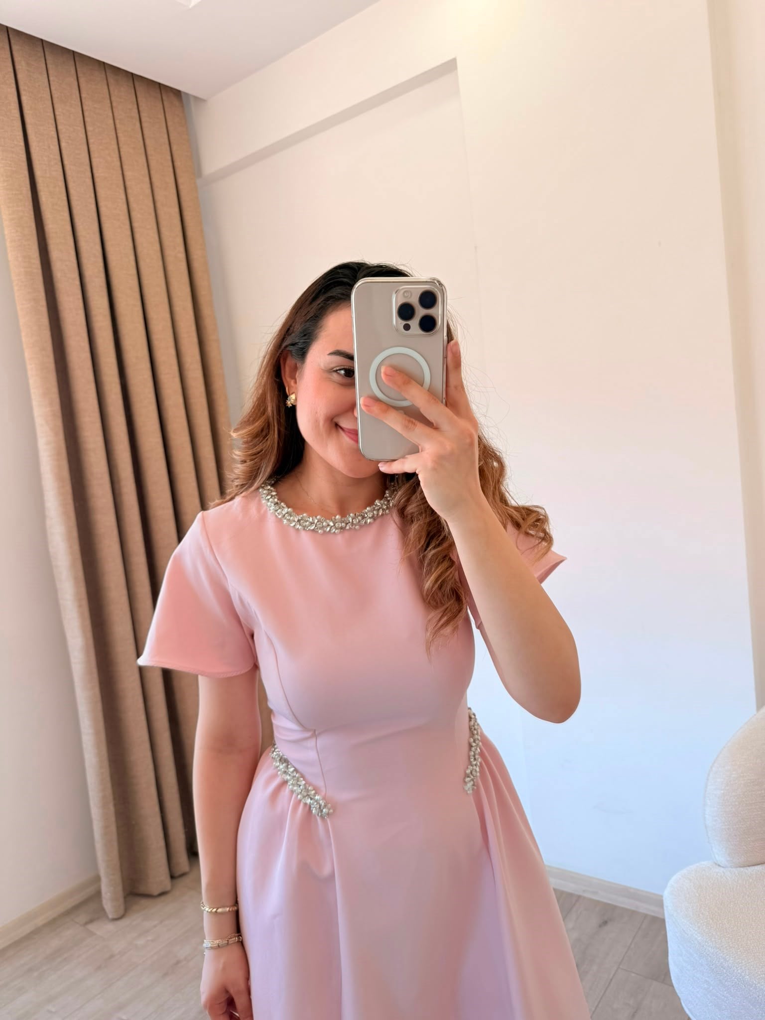 Prenses Elbise Pembe