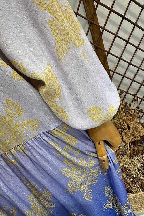 AÇELYA SİMLİ ELBİSE Lila