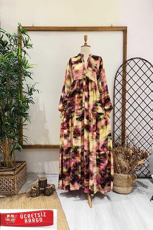 BİRCE ELBİSE Mürdüm