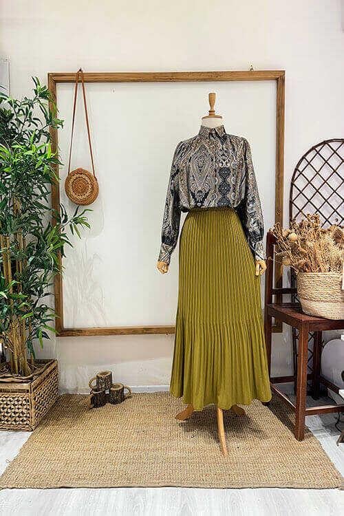 BİRCE GÖMLEK Safran