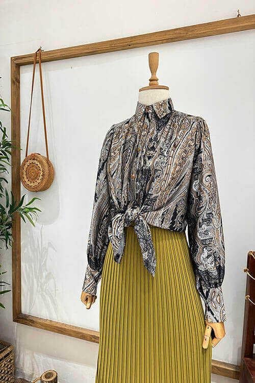 BİRCE GÖMLEK Safran