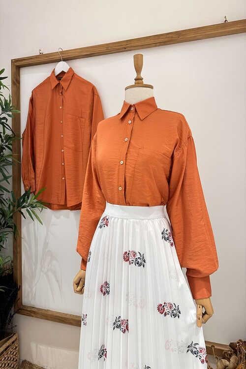 Boyfriend Kiremit Gömlek