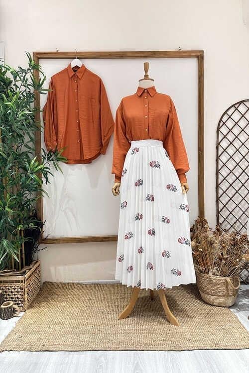 Boyfriend Kiremit Gömlek