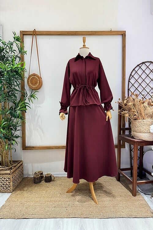 CEKETLİ OYŞO TAKIM Bordo