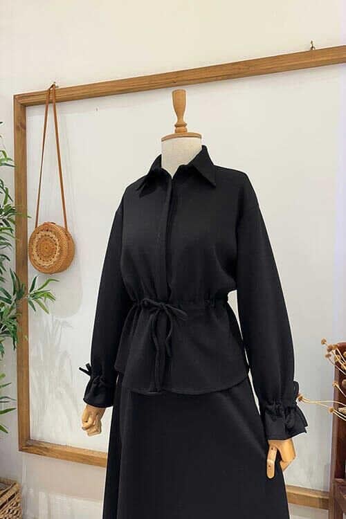 CEKETLİ OYŞO TAKIM Siyah