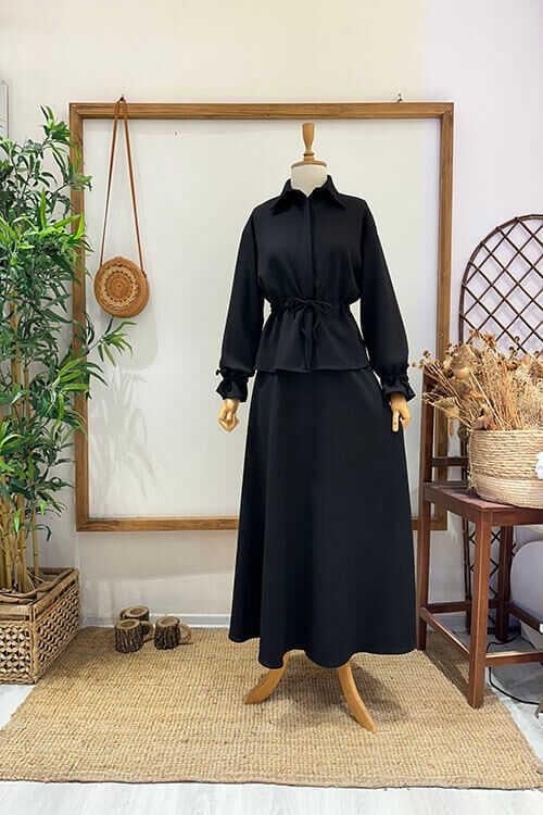 CEKETLİ OYŞO TAKIM Siyah