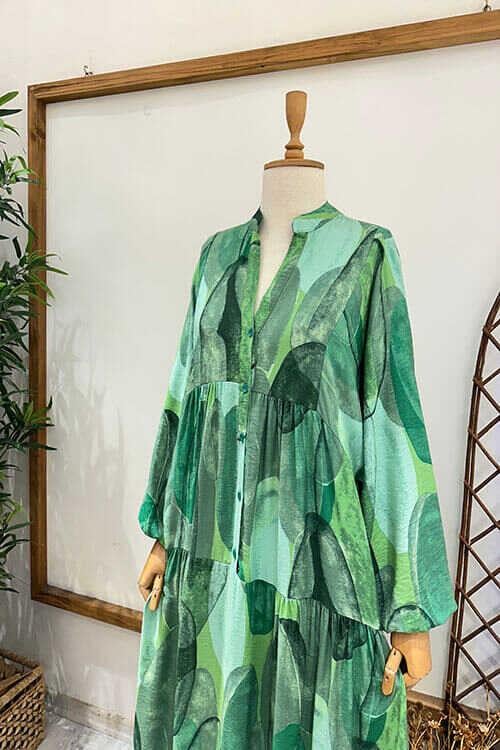 CİRCLE ELBİSE Yeşil