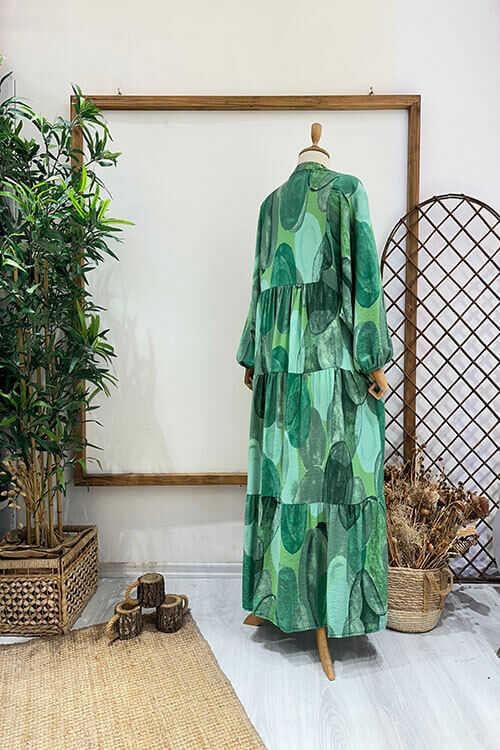 CİRCLE ELBİSE Yeşil